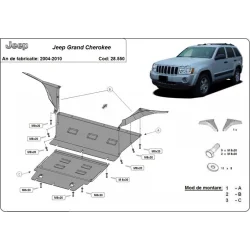 Stalowa osłona skrzyni biegów Jeep Cherokee - KJ (2001-2008)